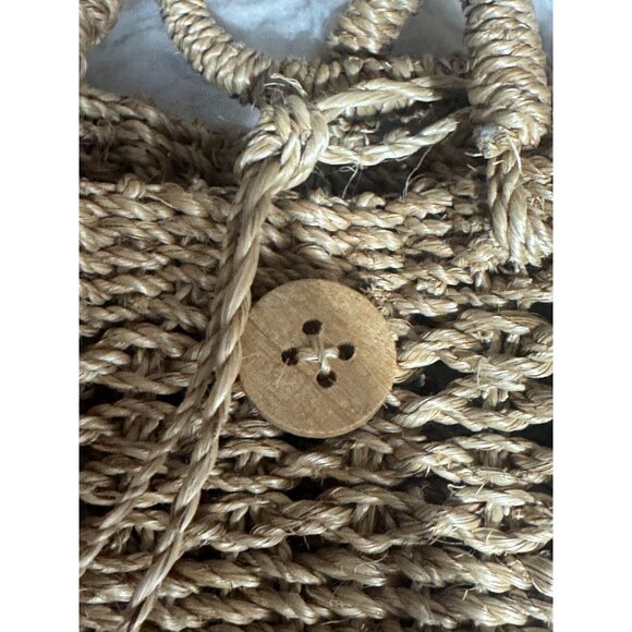 Vintage Esprit Woven Wicker Raffia Purse Bag - Picture 2 of 7